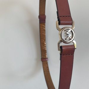 Michael Kors Adjustable Cognac Belt